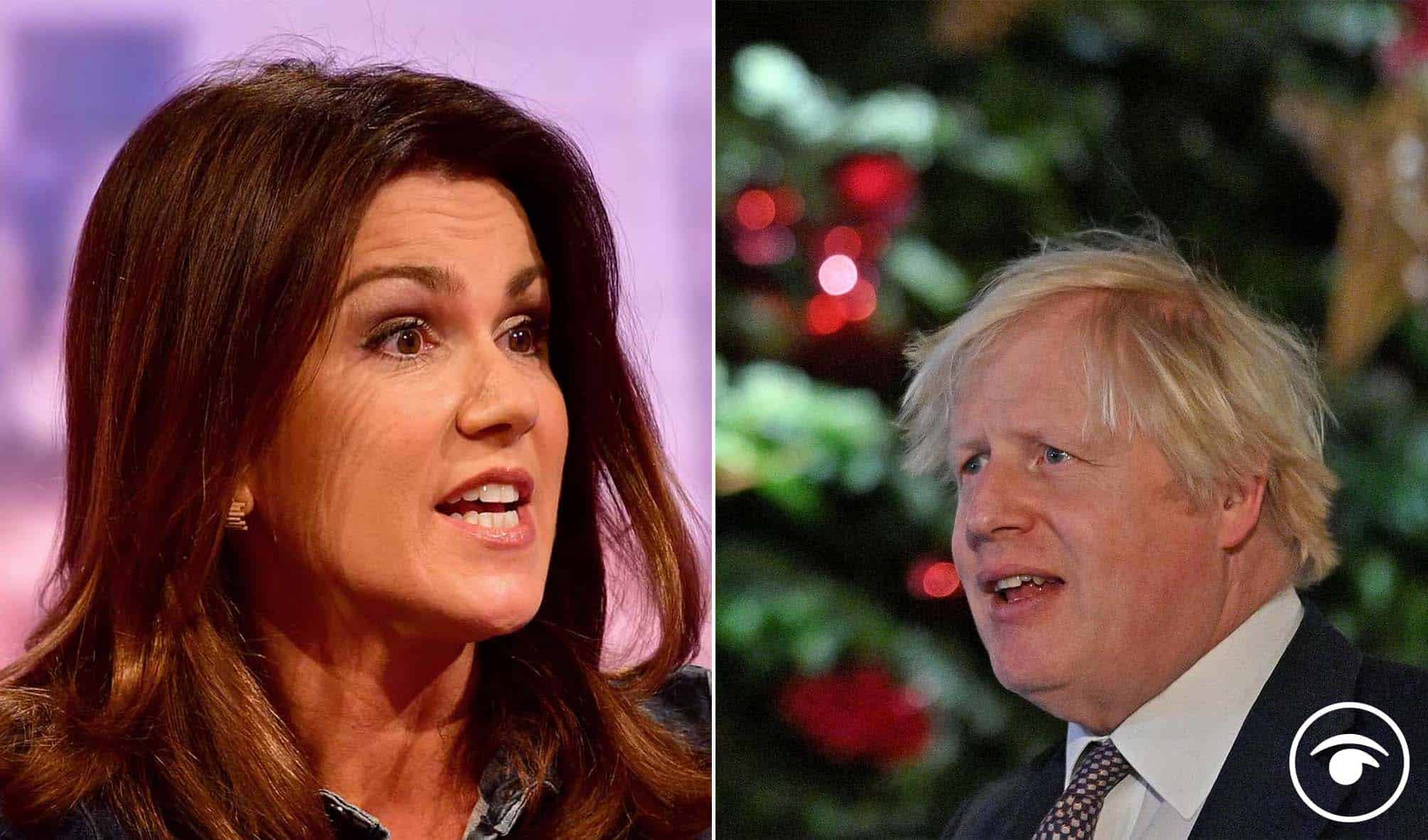 Watch: Susanna Reid slams ‘gaslighting’ Tory MPs over No 10 Xmas lockdown bash