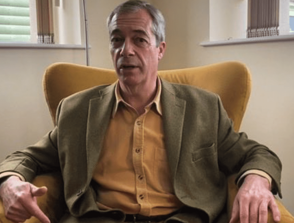 Watch: Farage’s New Year video clip has been lampooned online