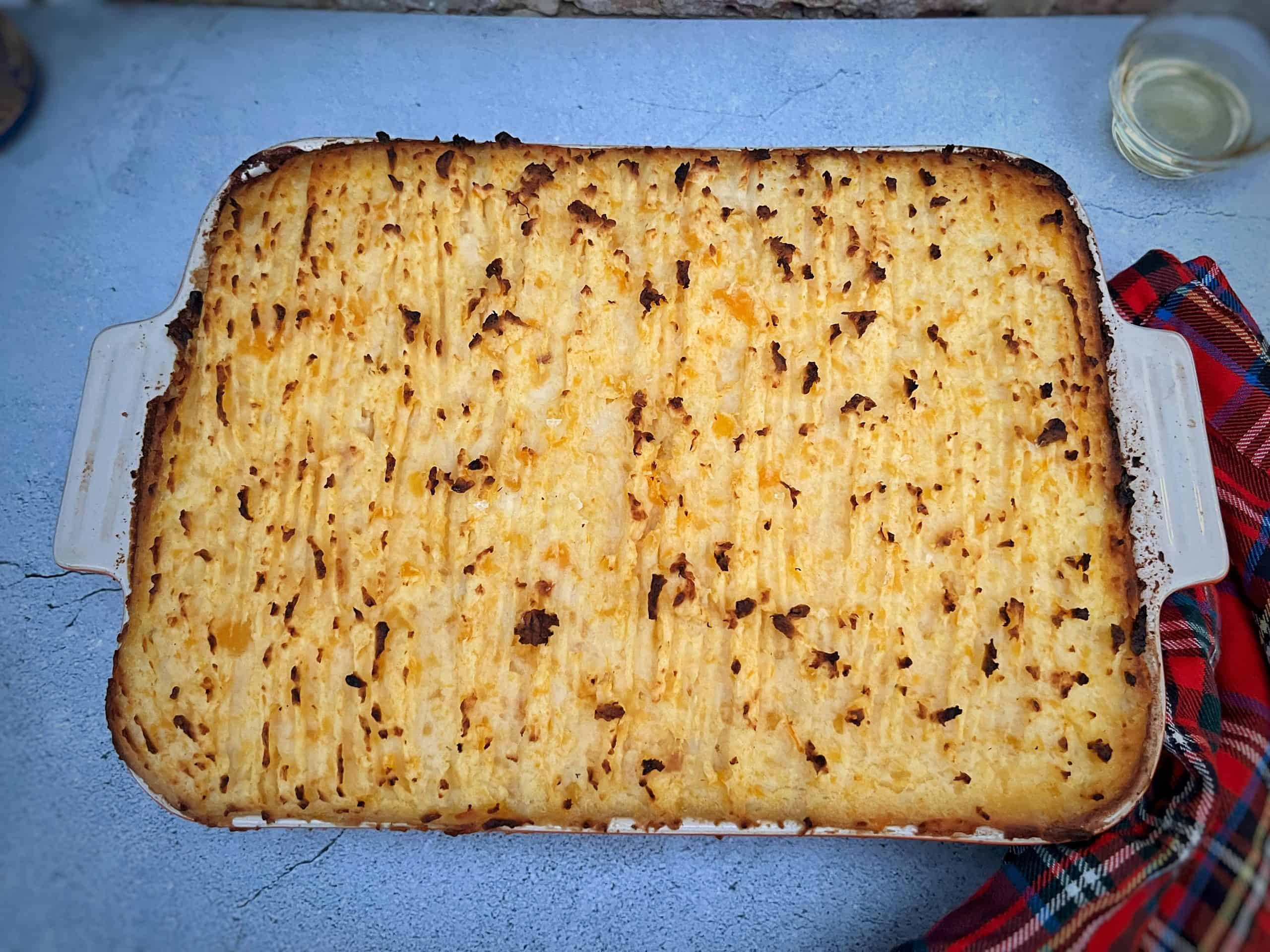 Haggis shepherd's pie recipe Jonathan Hatchman London Economic burns night