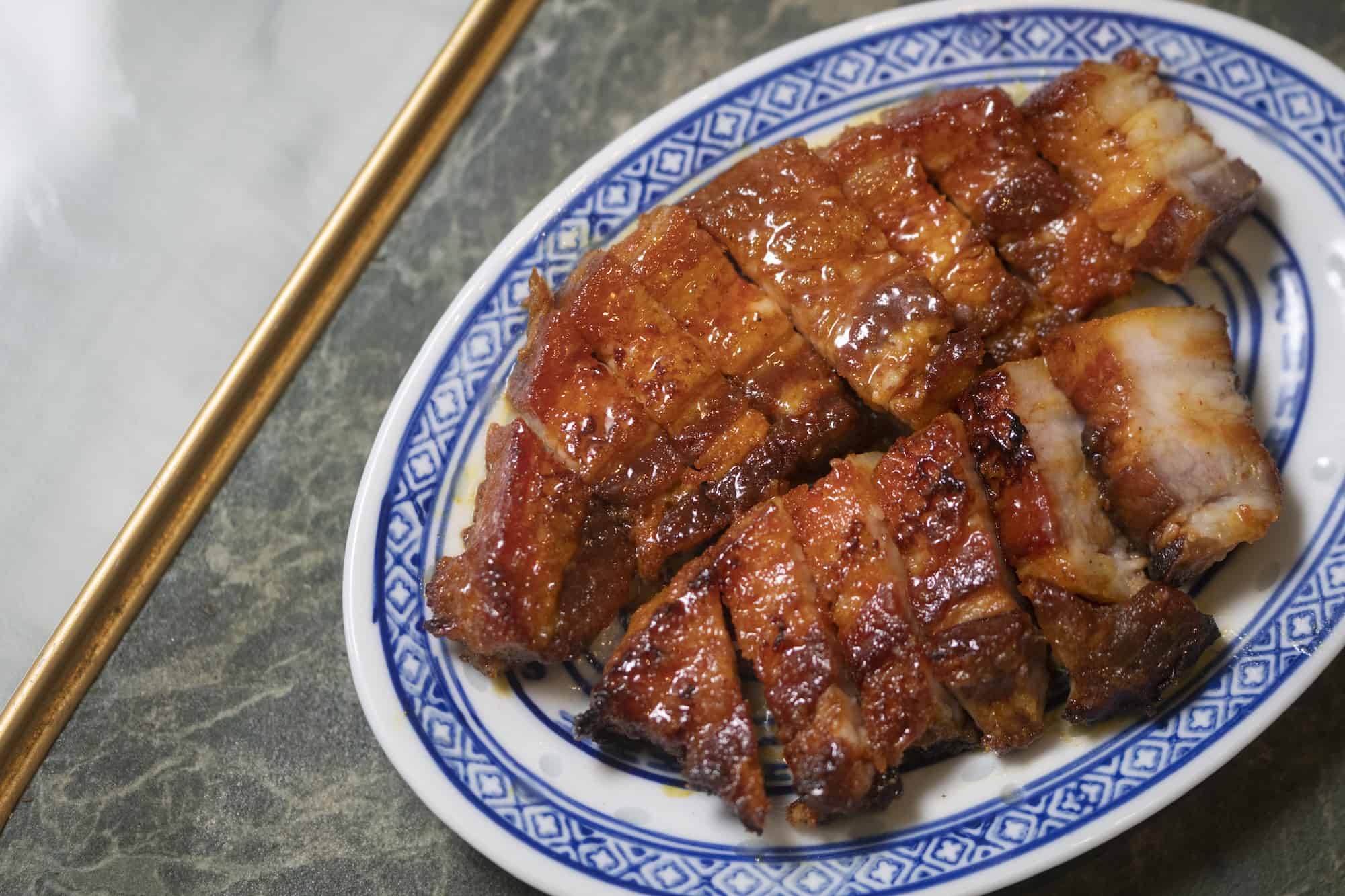 Wun’s Tea Room Char Siu Sugar Skin Iberico Pork Recipe