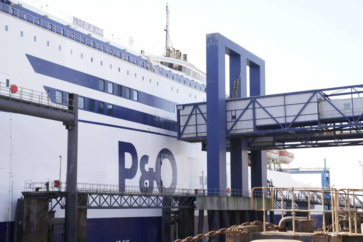 Watch The moment P&O Ferries told 800 staff they had lost their jobs