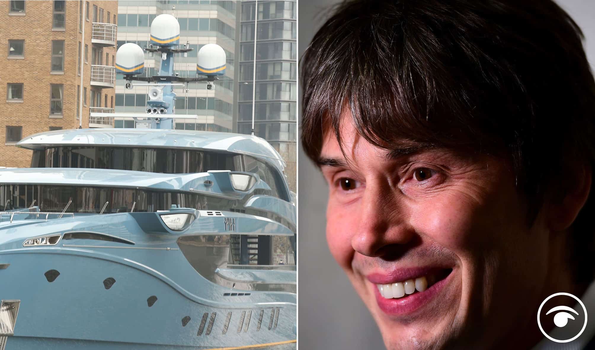 Professor Brian Cox’s comment about a sanctioned Russian superyacht is brilliant