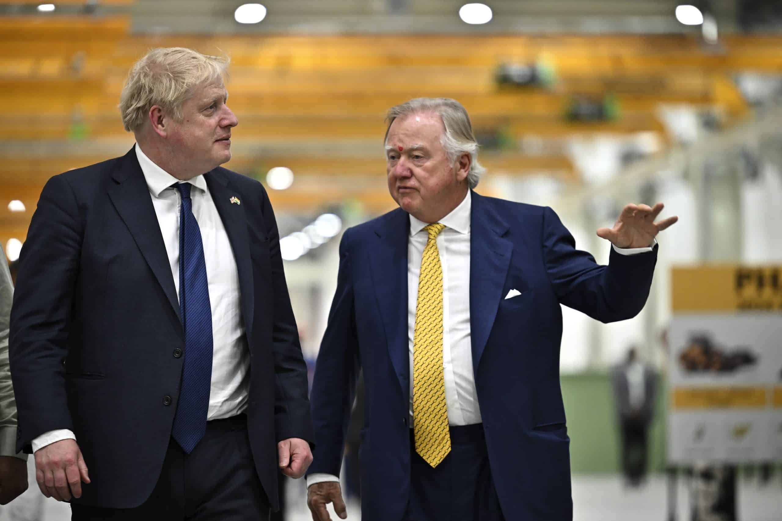 ‘Ignorant’ Johnson sparks outrage with visit to Tory donor’s JCB factory