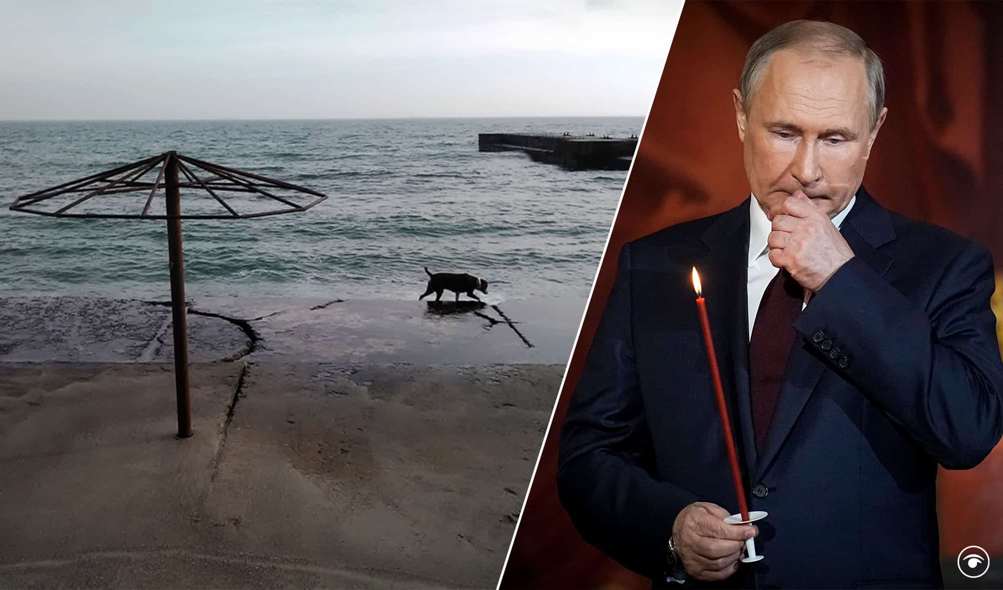 Russian offensive down the drain as £4 million missile takes out…. a beach toilet