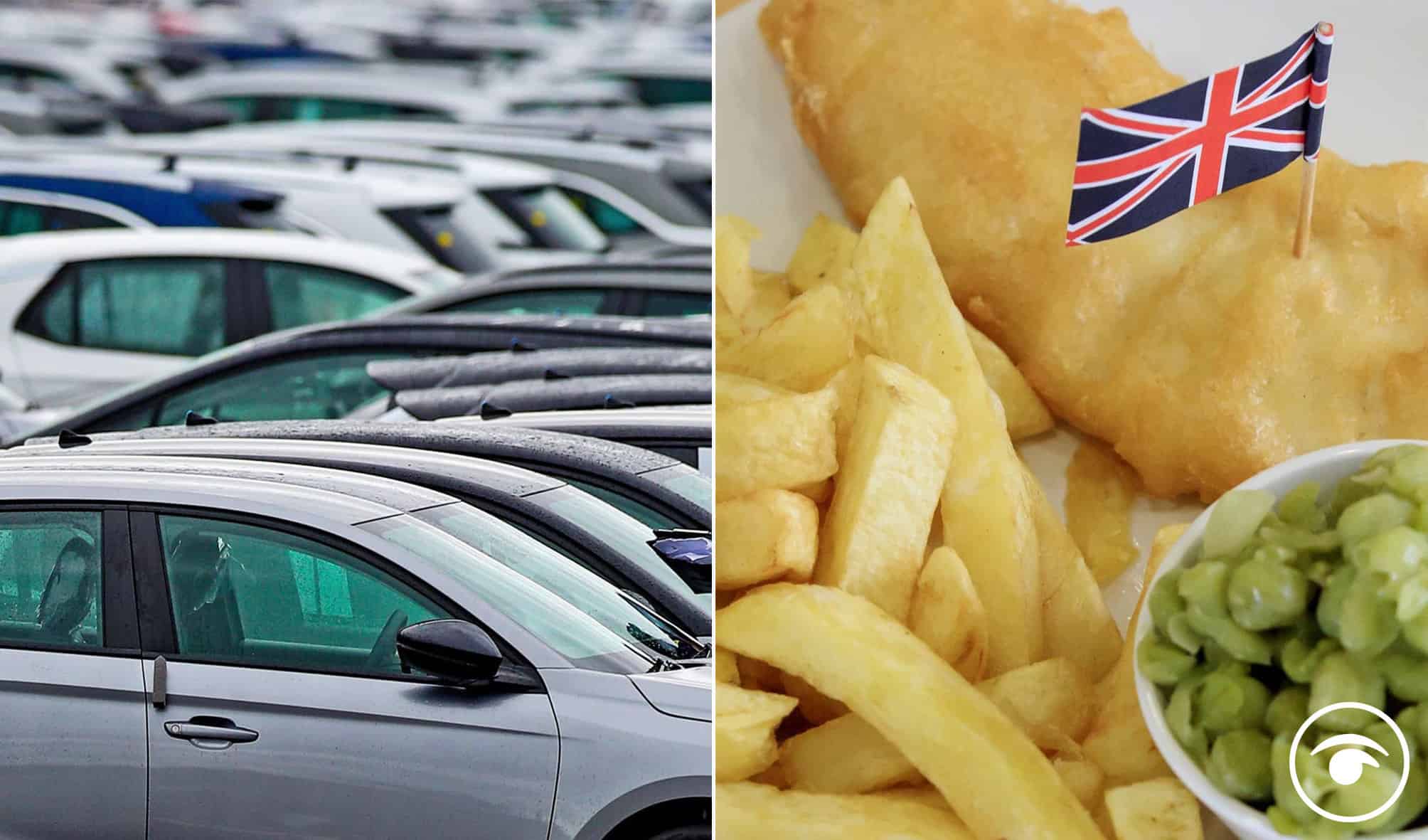 What’s to blame? Car industry suffers horrendous decline as chip shops beg Norway for fish to save businesses