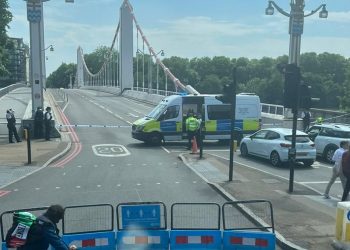 Chelsea bridge Tasered