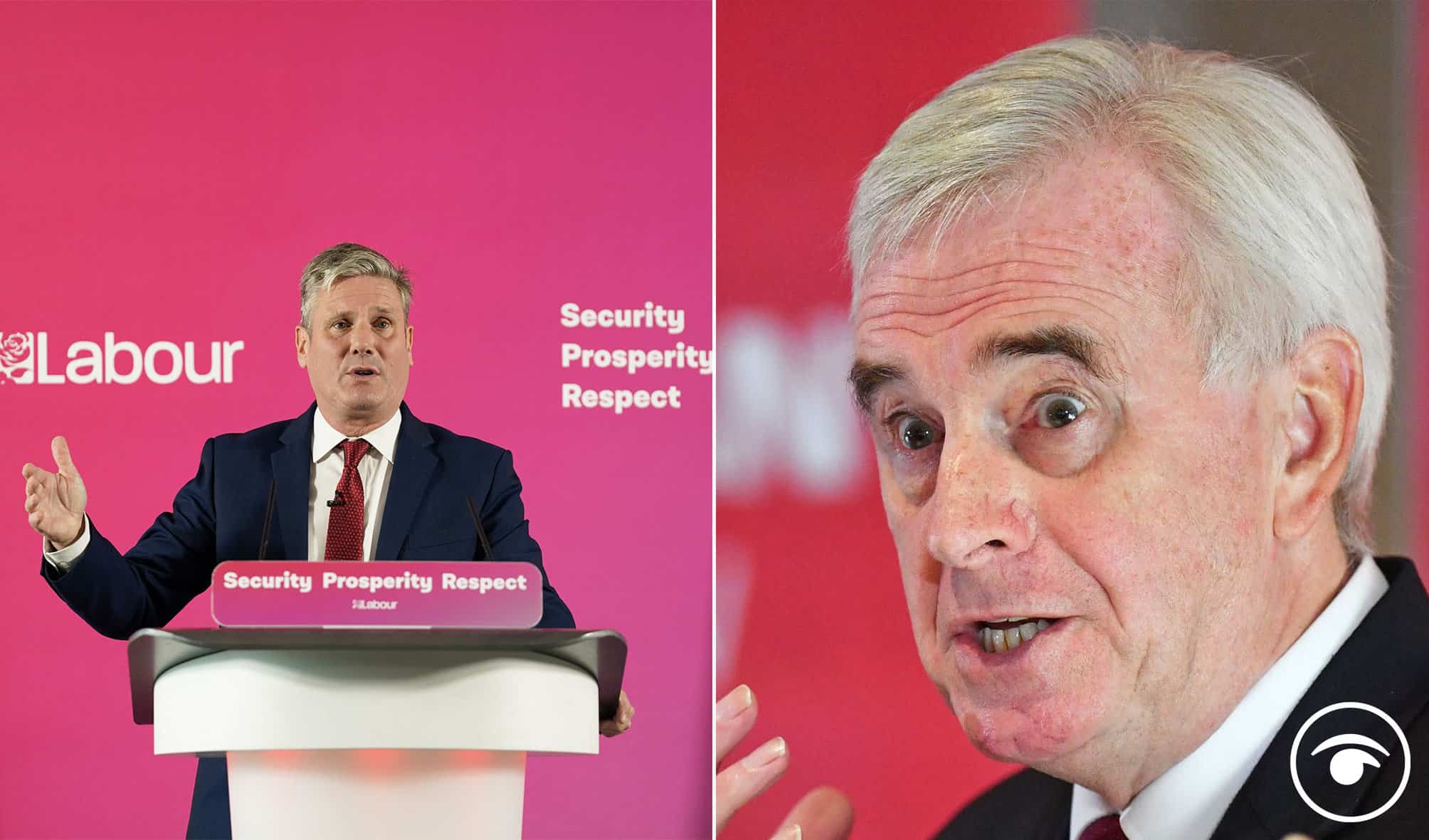 Watch: John Mcdonnell calls out Keir Starmer