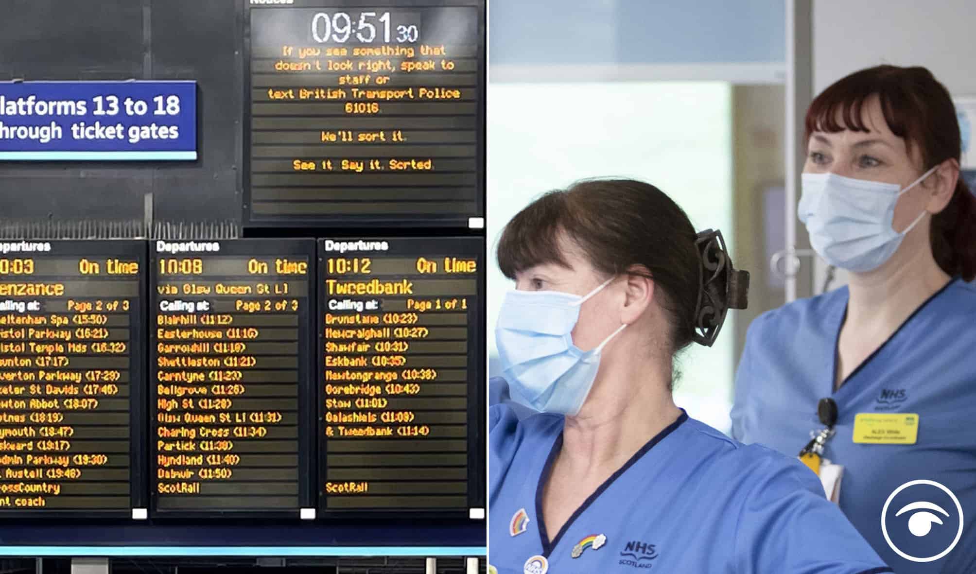 What is going on? Nurses ‘banned from drinking water’ and train drivers using incontinence products