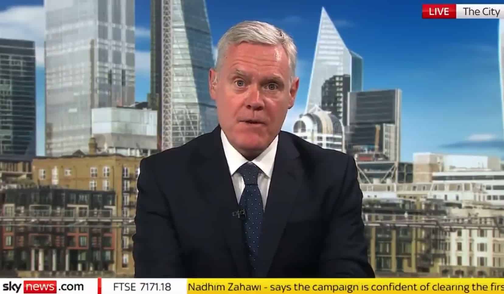 ‘I’ve never heard such a load of rubbish’: Sky News presenter loses his rag with Tory leadership candidates