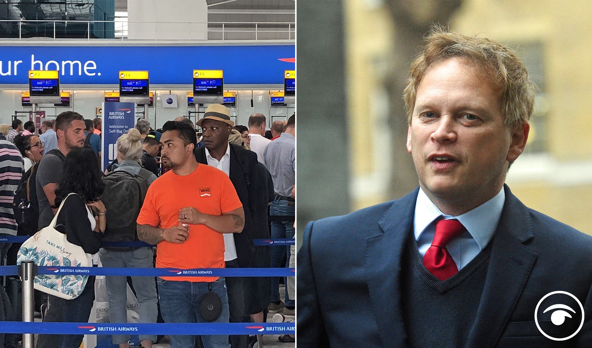 ‘Part-time Transport Secretary’ accused of being ‘missing in action’ over airport chaos