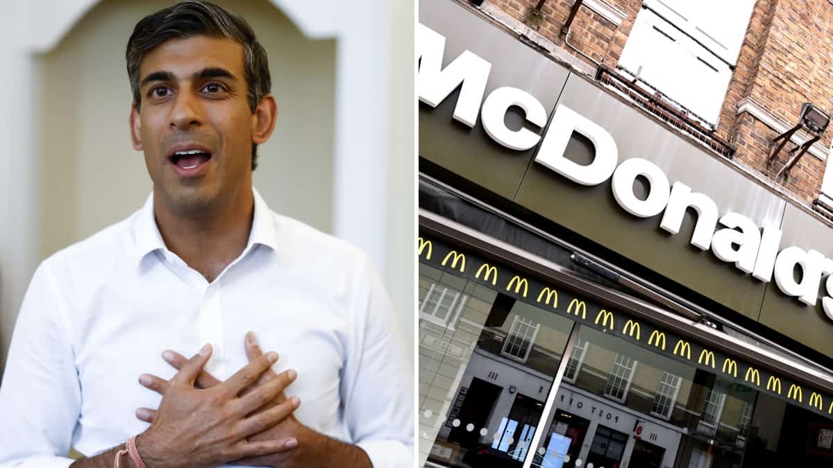 ‘Man of the people’ Sunak says he always orders the McDonald’s ‘Breakfast Wrap’