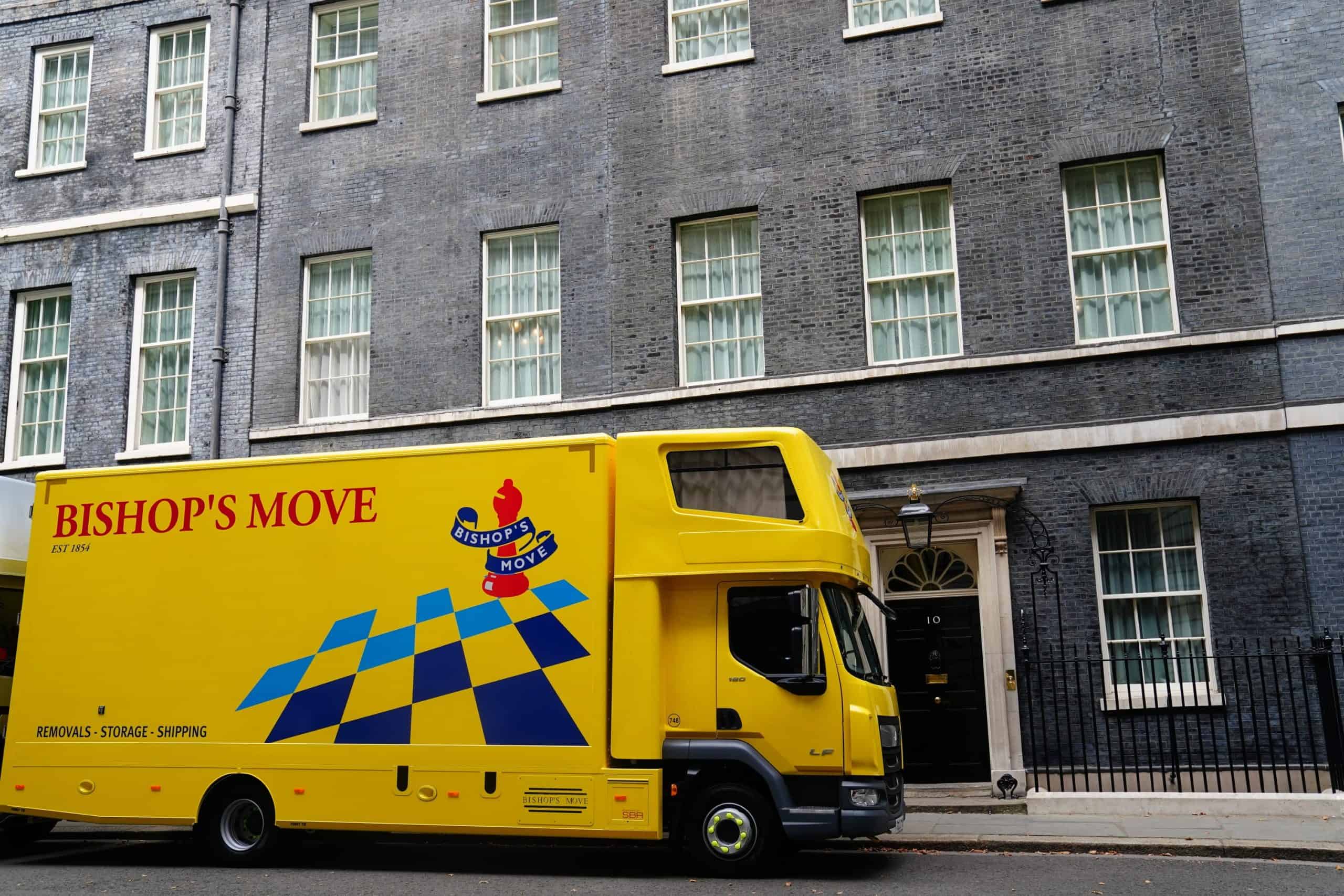 Removal vans on Downing Street prompt more questions over PM’s final days