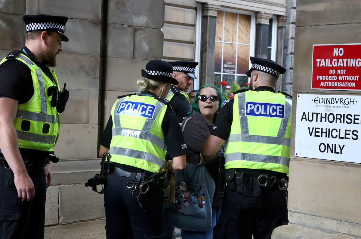 Watch: Andrew Marr slams arrest of woman brandishing anti-monarchy sign