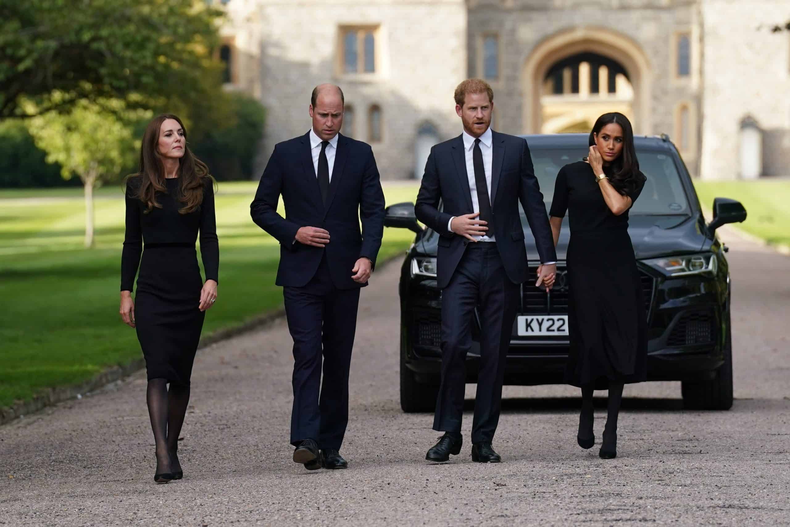 Watch: Claims that only William and Kate stayed to meet public have been called out