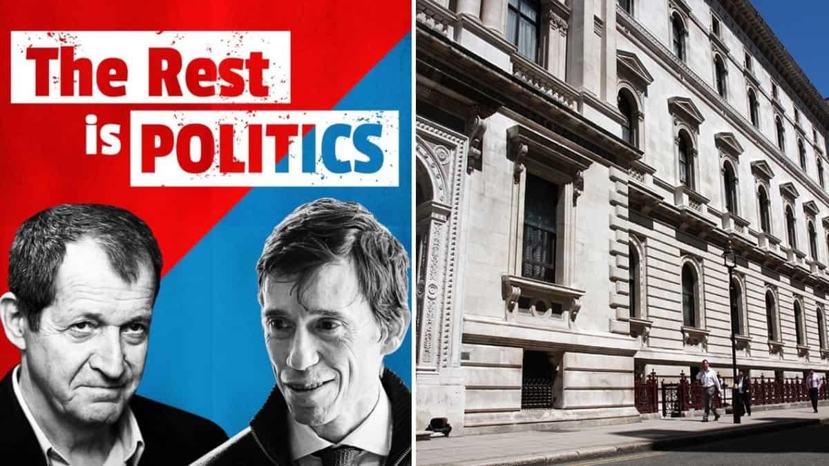 Rest is Politics podcast BANNED from government department