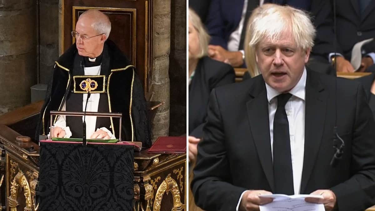 People are convinced Justin Welby used his Queen sermon to have a dig at Boris Johnson