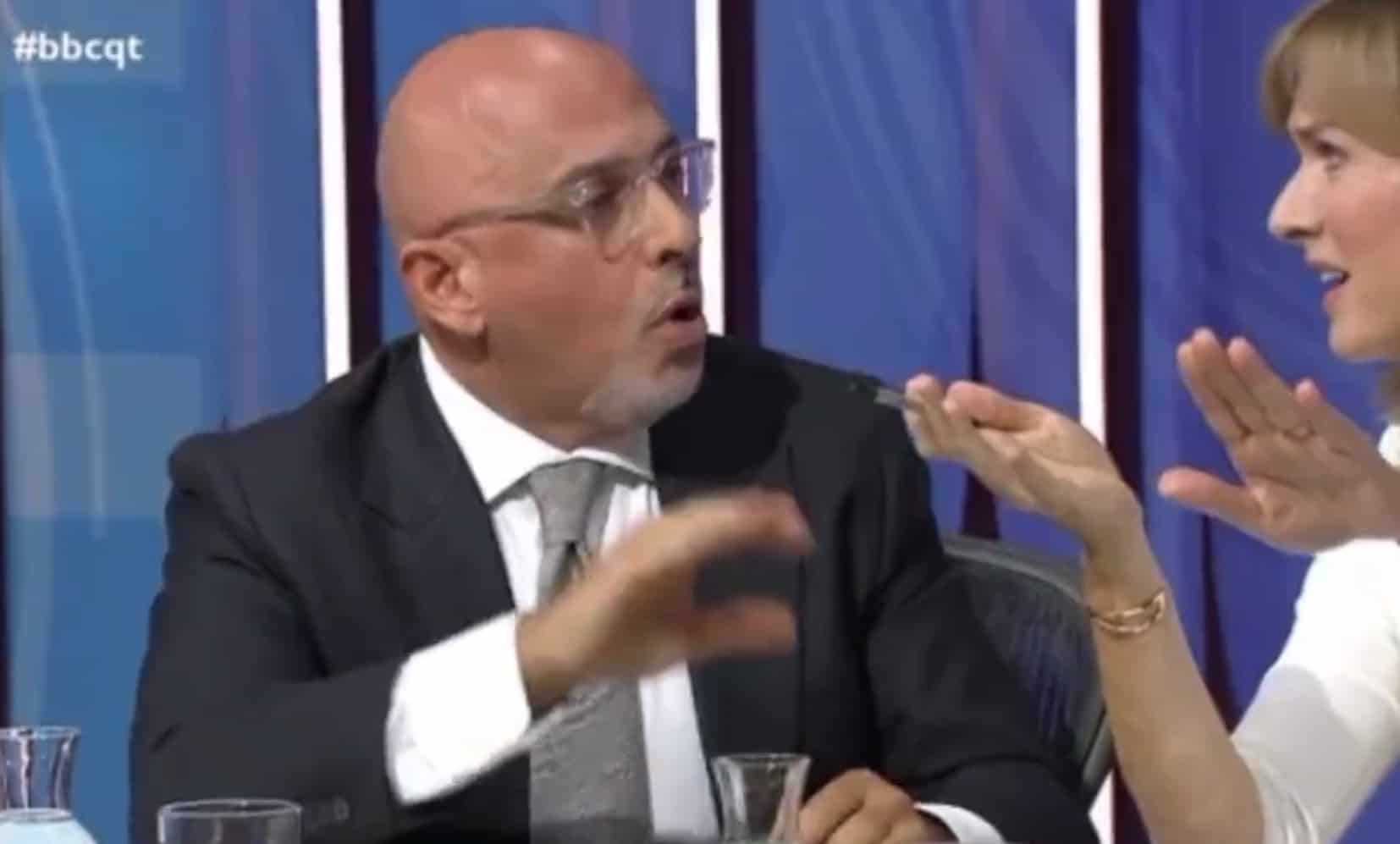 Nadhim Zahawi and Piers Morgan clash heads on Question Time