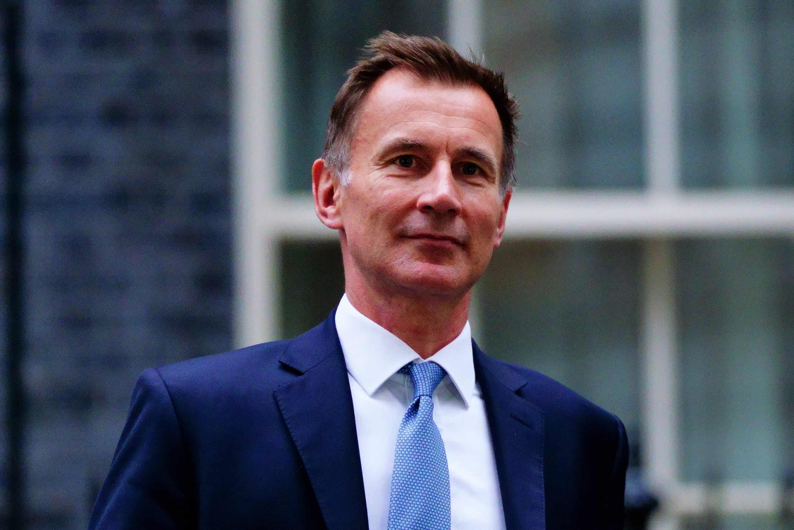 Jeremy Hunt says everyone will need to ‘pay a bit more’ to get economy back on track