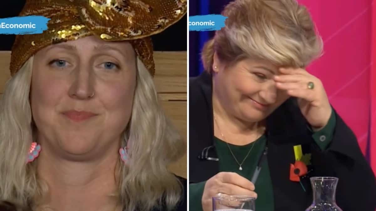 Emily Thornberry bursts into laughter after Question Time audience member nails Hancock