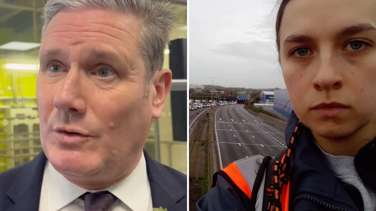 Starmer’s tough guy response to Just Stop Oil protests gets widely mocked