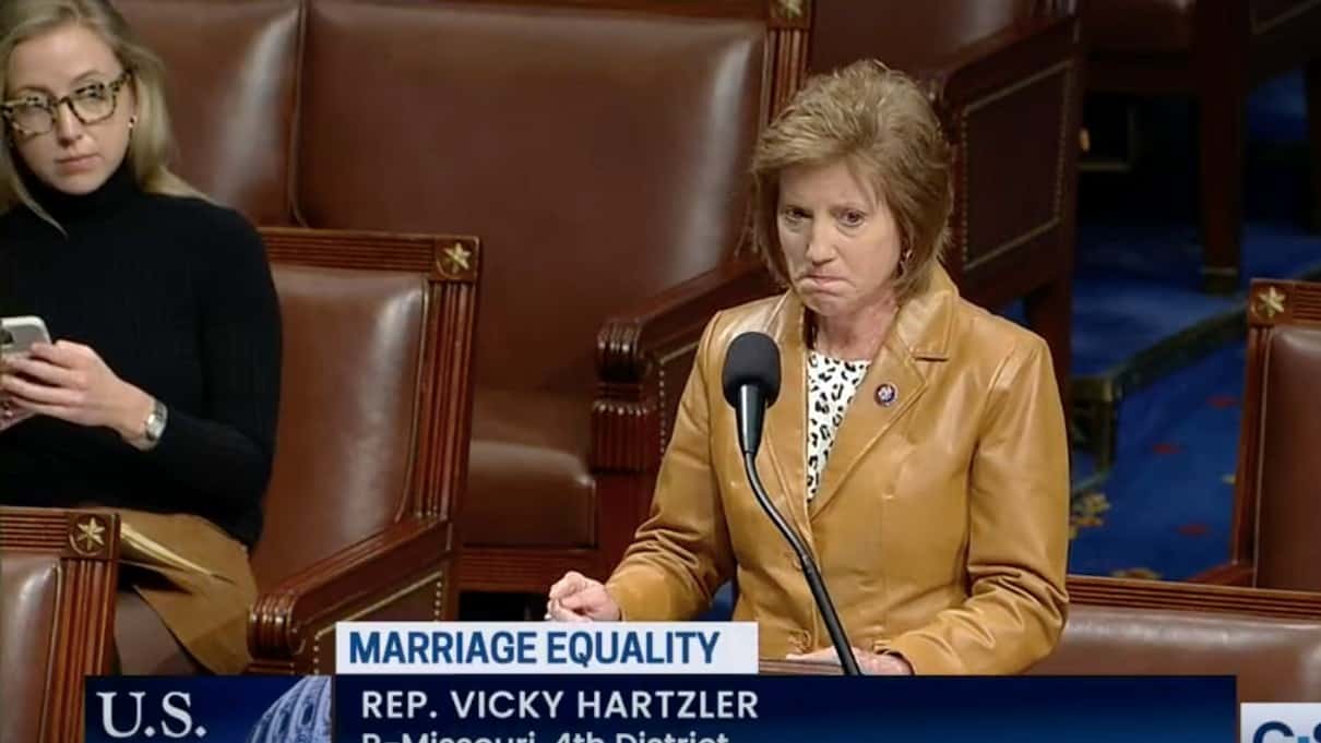 Republican cries while urging vote against marriage equality