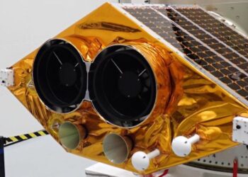 EOS SAT-1 satellite powered by EOS Data Analytics (EOSDA). Image: EOS Data Analytics