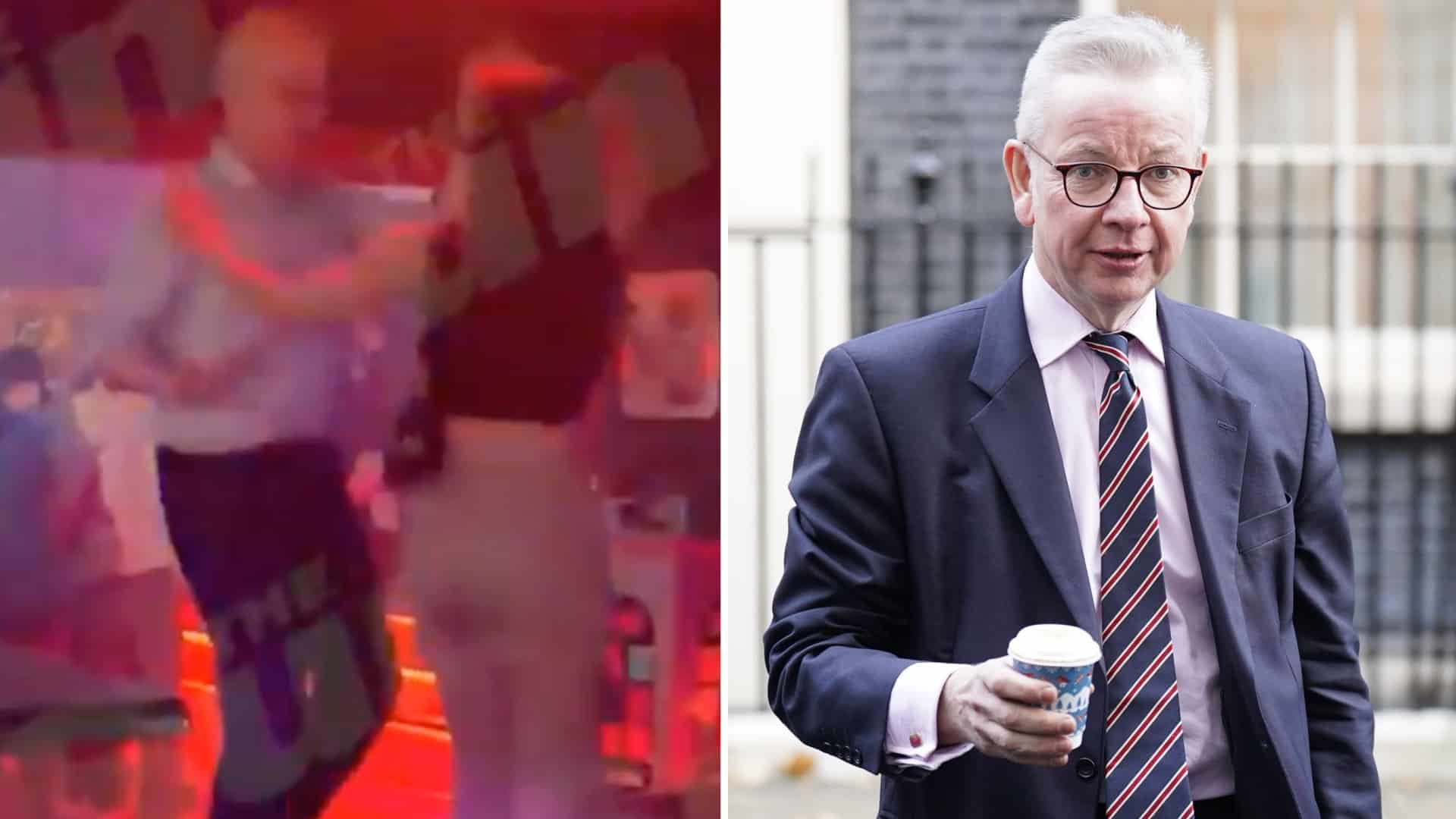 Gove spotted dancing in Aberdeen… again