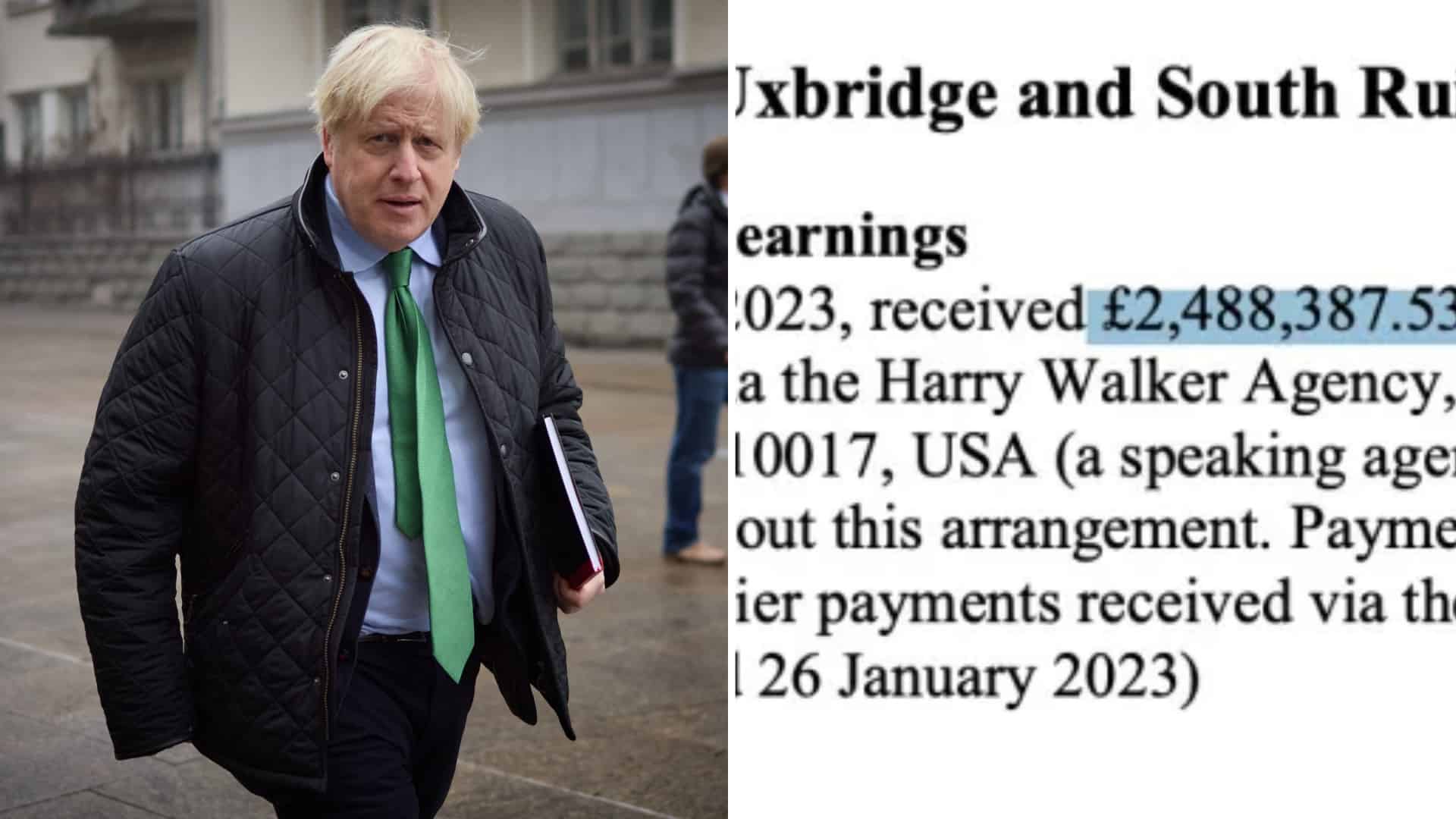 Box office Boris rakes in £2.48 million in speaking fees