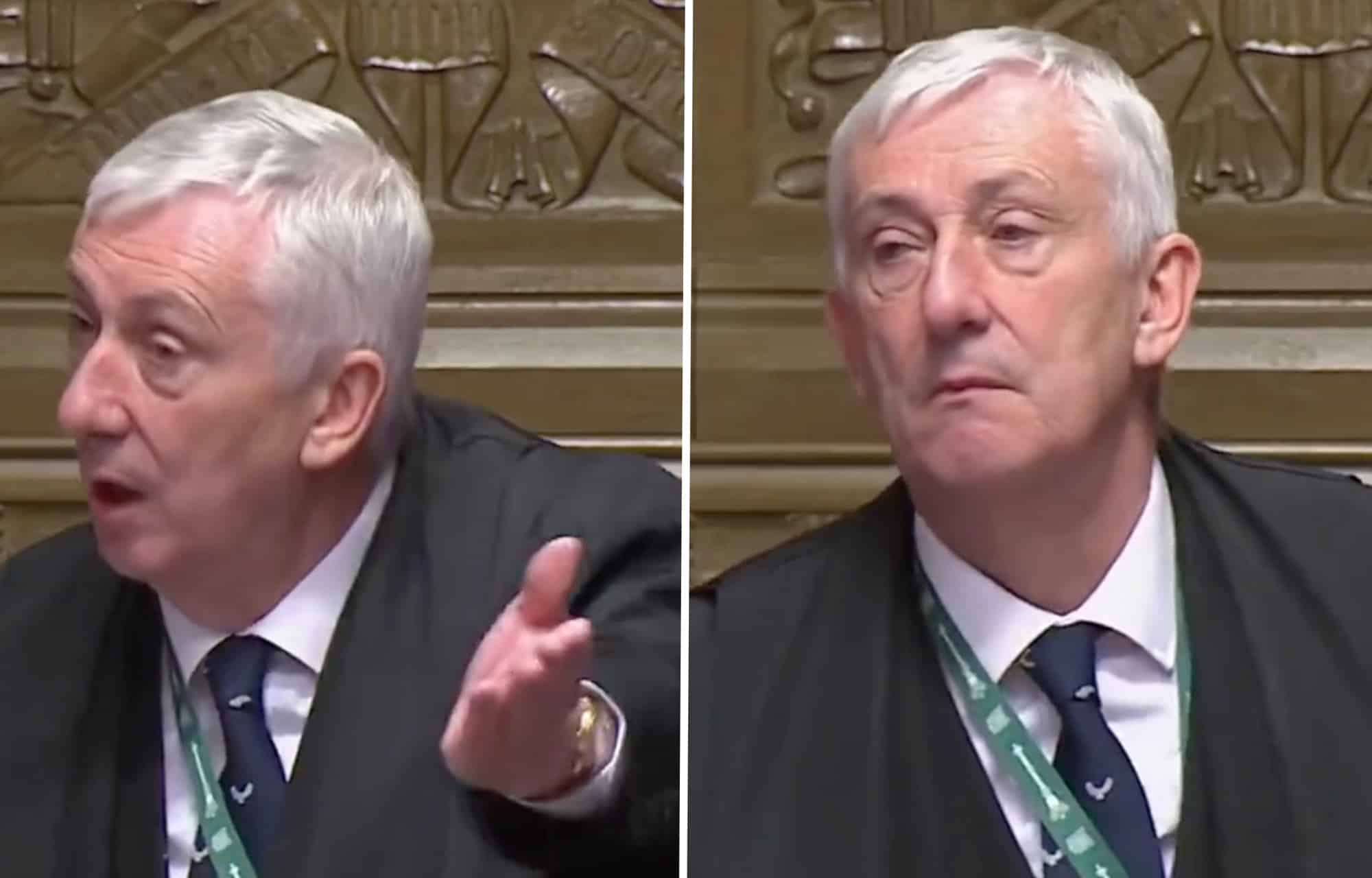 Tory MP kicked out of PMQs after just 4 minutes by Lindsay Hoyle