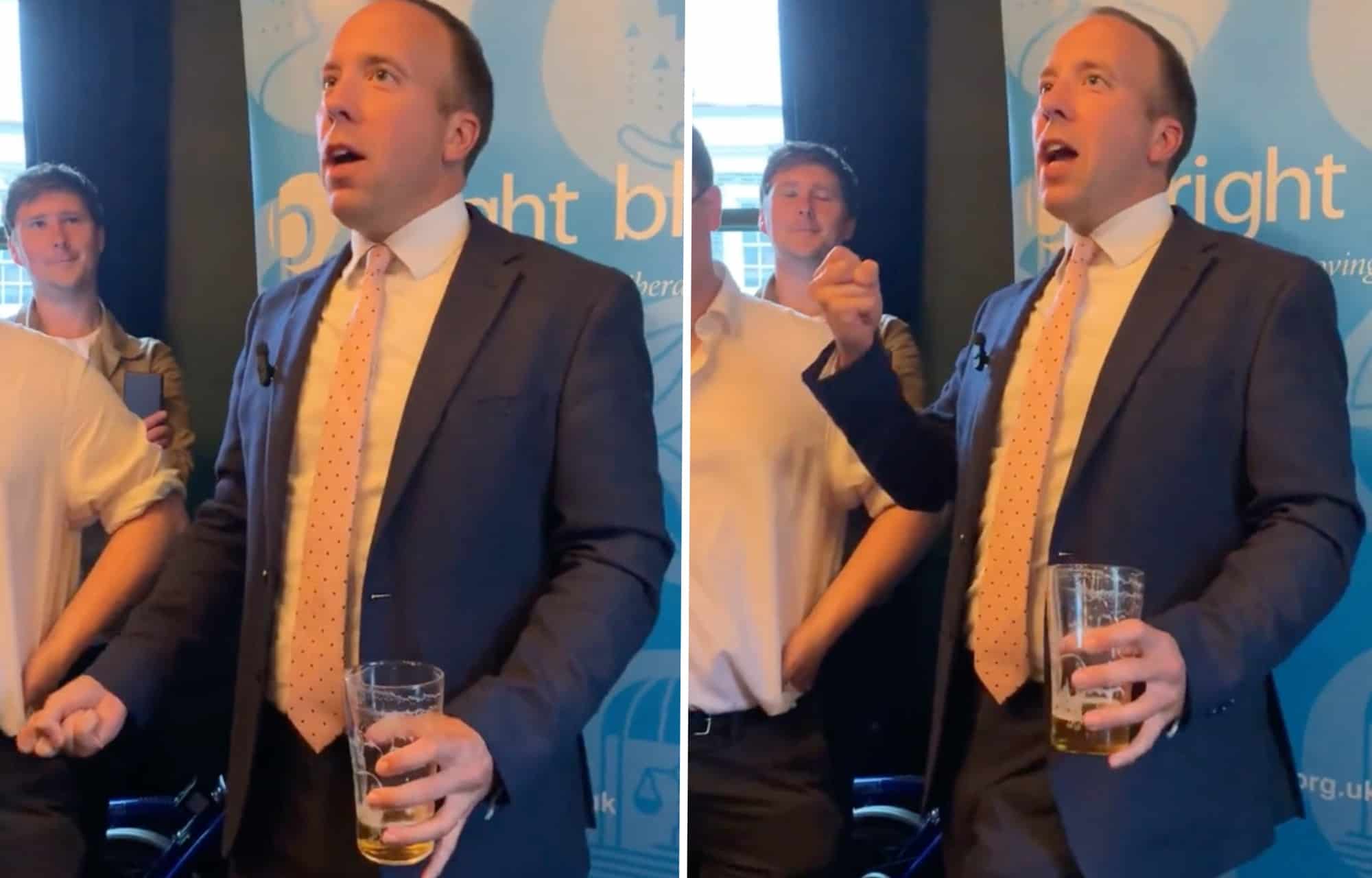 ‘I’m a normal person’: Matt Hancock’s beer-infused rant gets shredded on social media