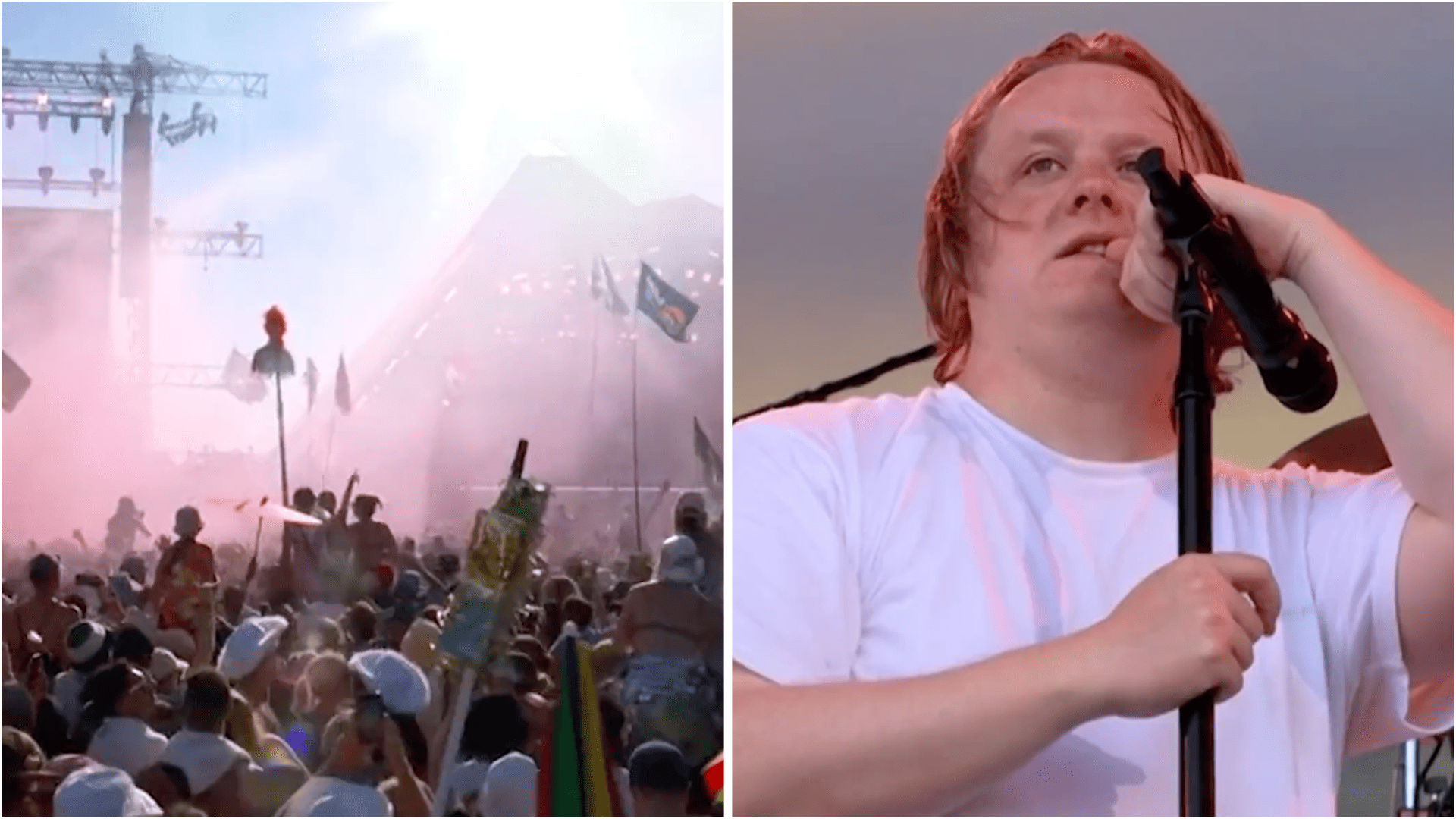 Lewis Capaldi announces break from touring after Glastonbury show struggle