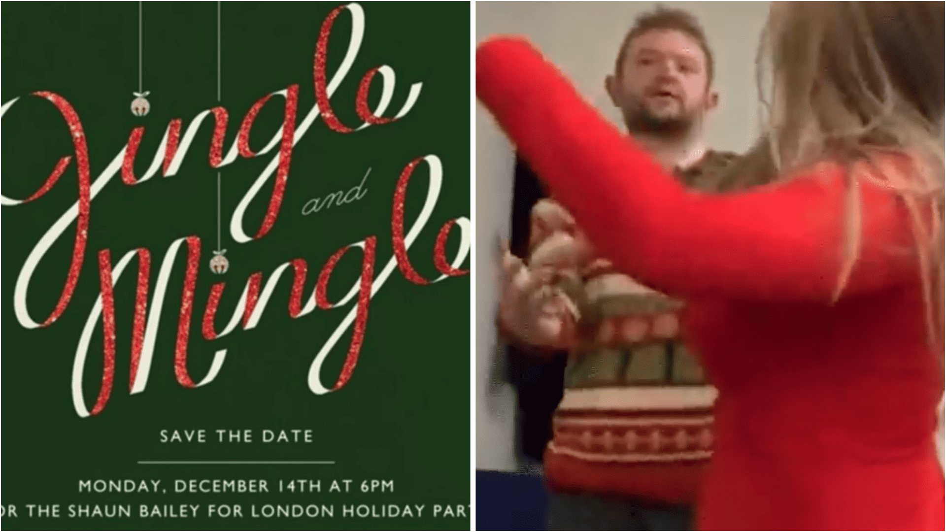 Leaked invitation shows dancing Tory aides were at a ‘jingle and mingle’ party