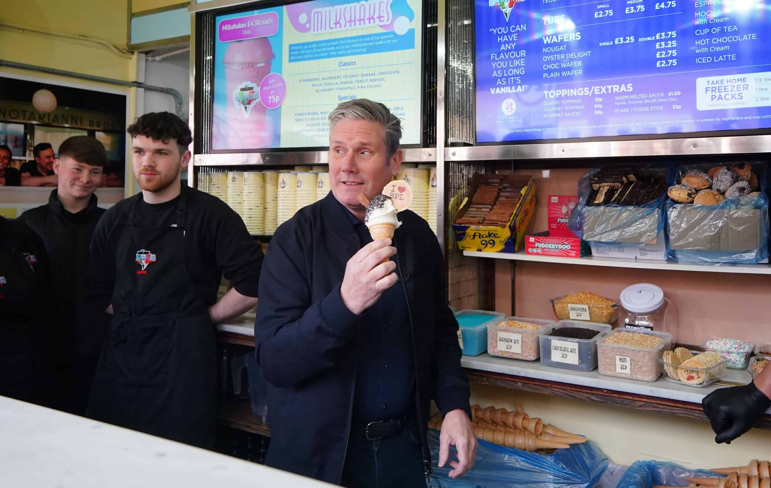 Starmer had ‘ice-creams confiscated by police during unlawful summer work’