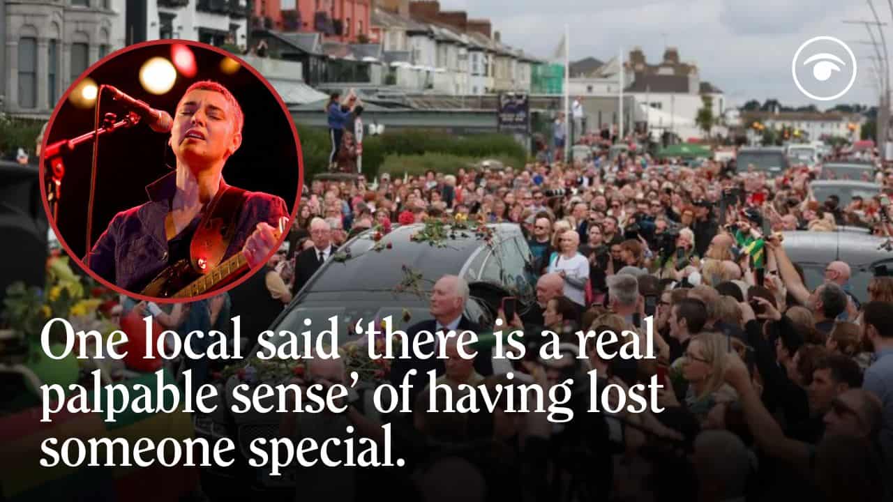 A pink chair and a love of colour: Bray locals say goodbye to Sinead O’Connor