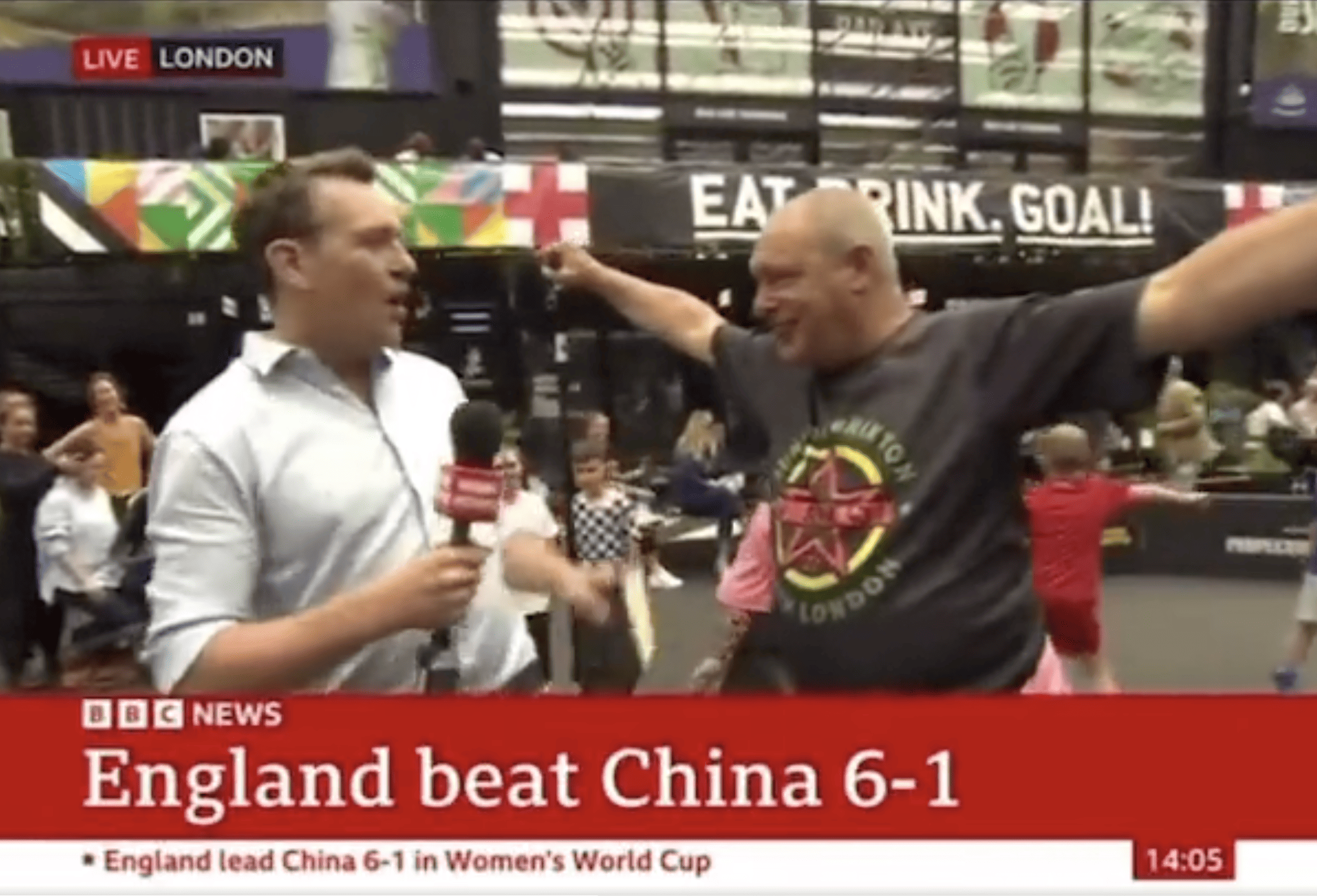 Watch: Man proudly shouts ‘f**k the Tories’ live on BBC News