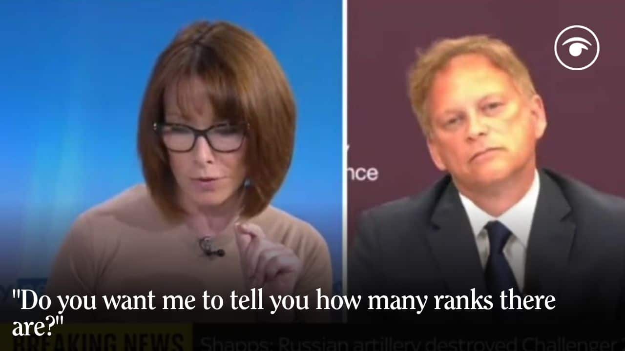 Watch: The moment Grant Shapps’ lack of Army knowledge is exposed