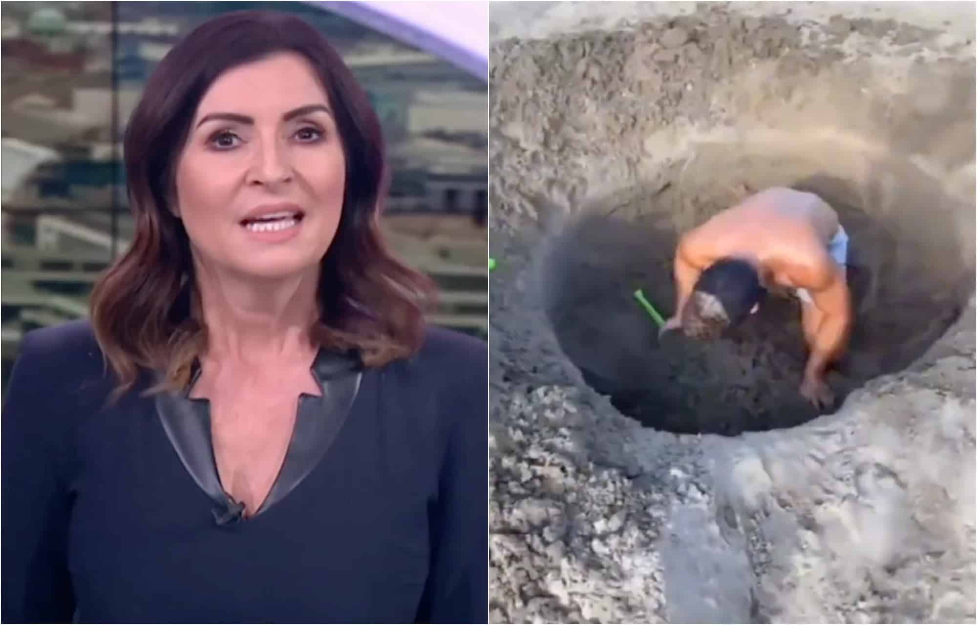 Irish TV news reports of meteor on a beach was just a hole dug with kids’ spade