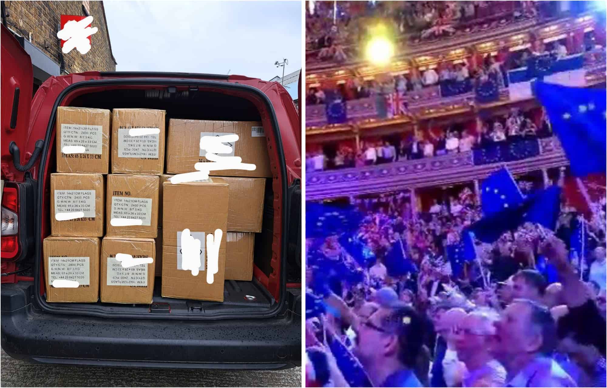 Thousands of EU flags spotted at Last Night of the Proms following huge drop by campaigners