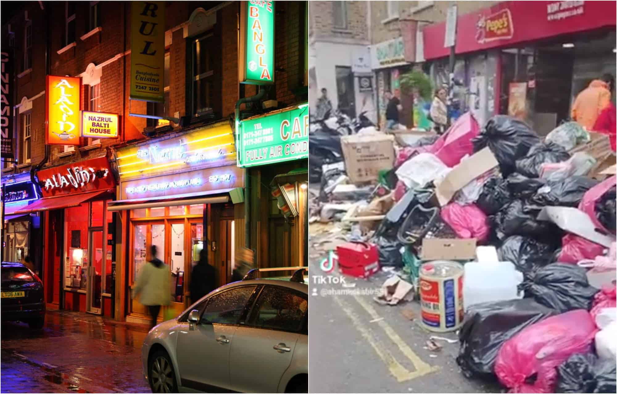 Outragr over ‘Mount Everest’ of rubbish across East End spots