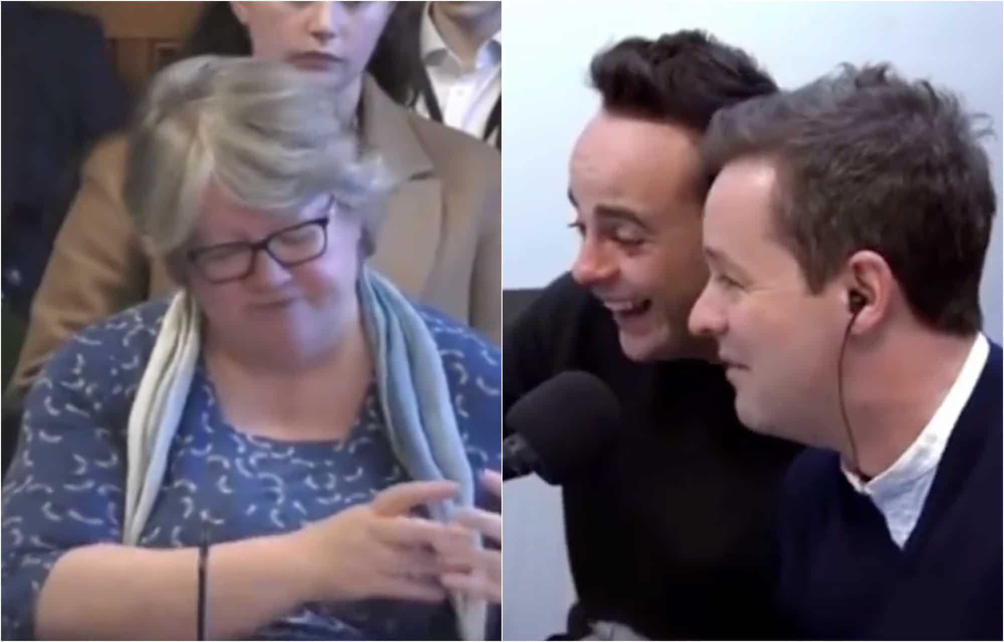 Therese Coffey weather comments get spun into Ant and Dec sketch