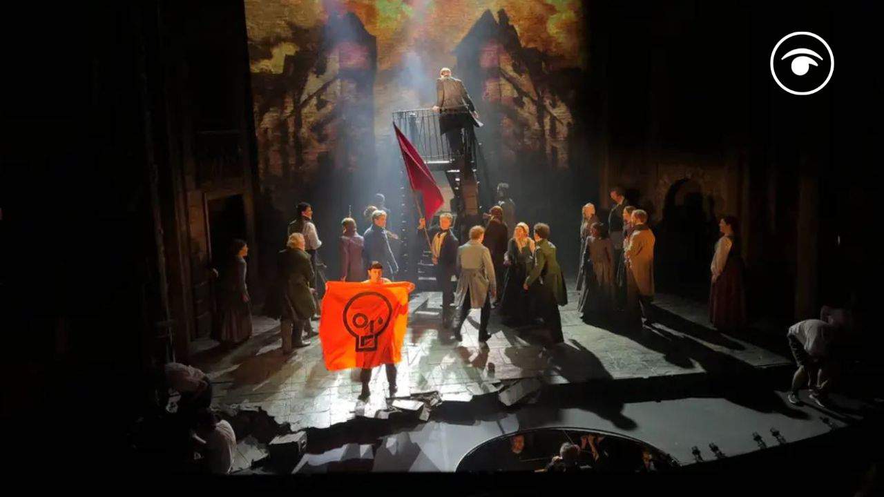 Just Stop Oil protesters disrupt West End performance of Les Miserables