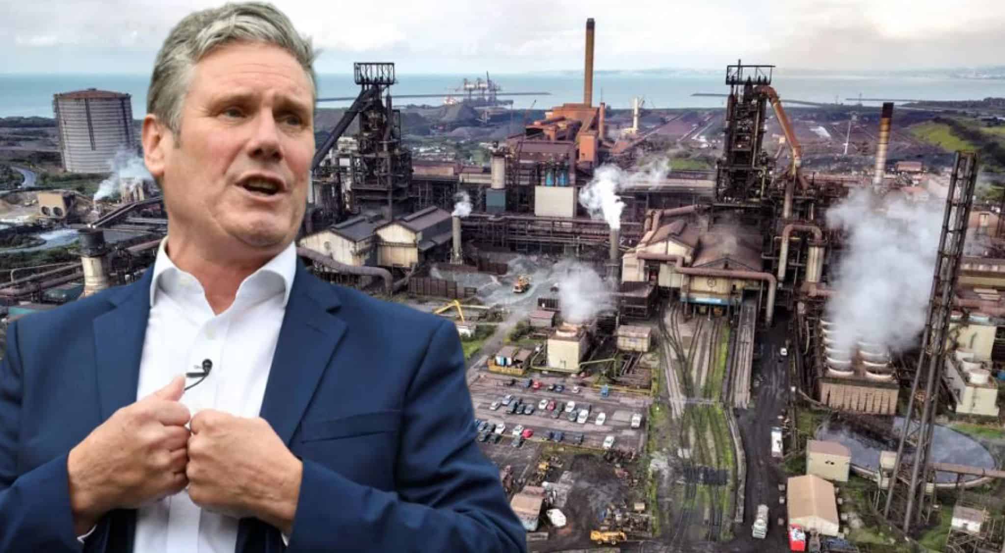 Sir Keir Starmer vows to put party politics aside to make UK a leader in green steel