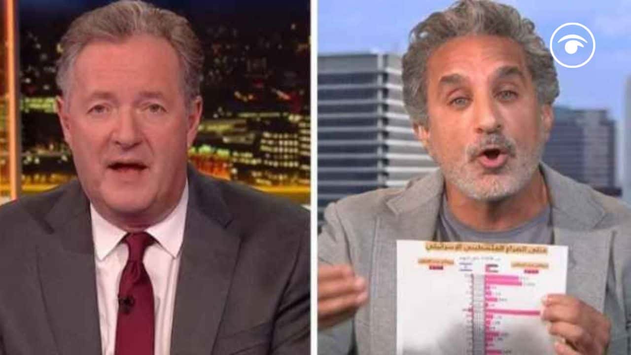 Piers Morgan shown up for the SECOND day in a row