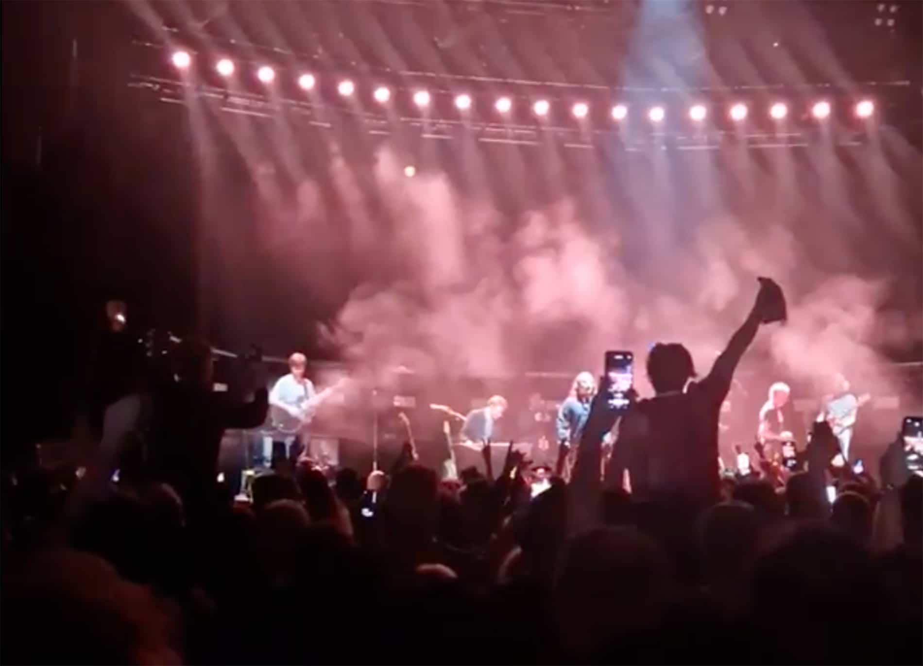 Jamie Webster leads ‘f**k the Tories’ chant at the Roundhouse