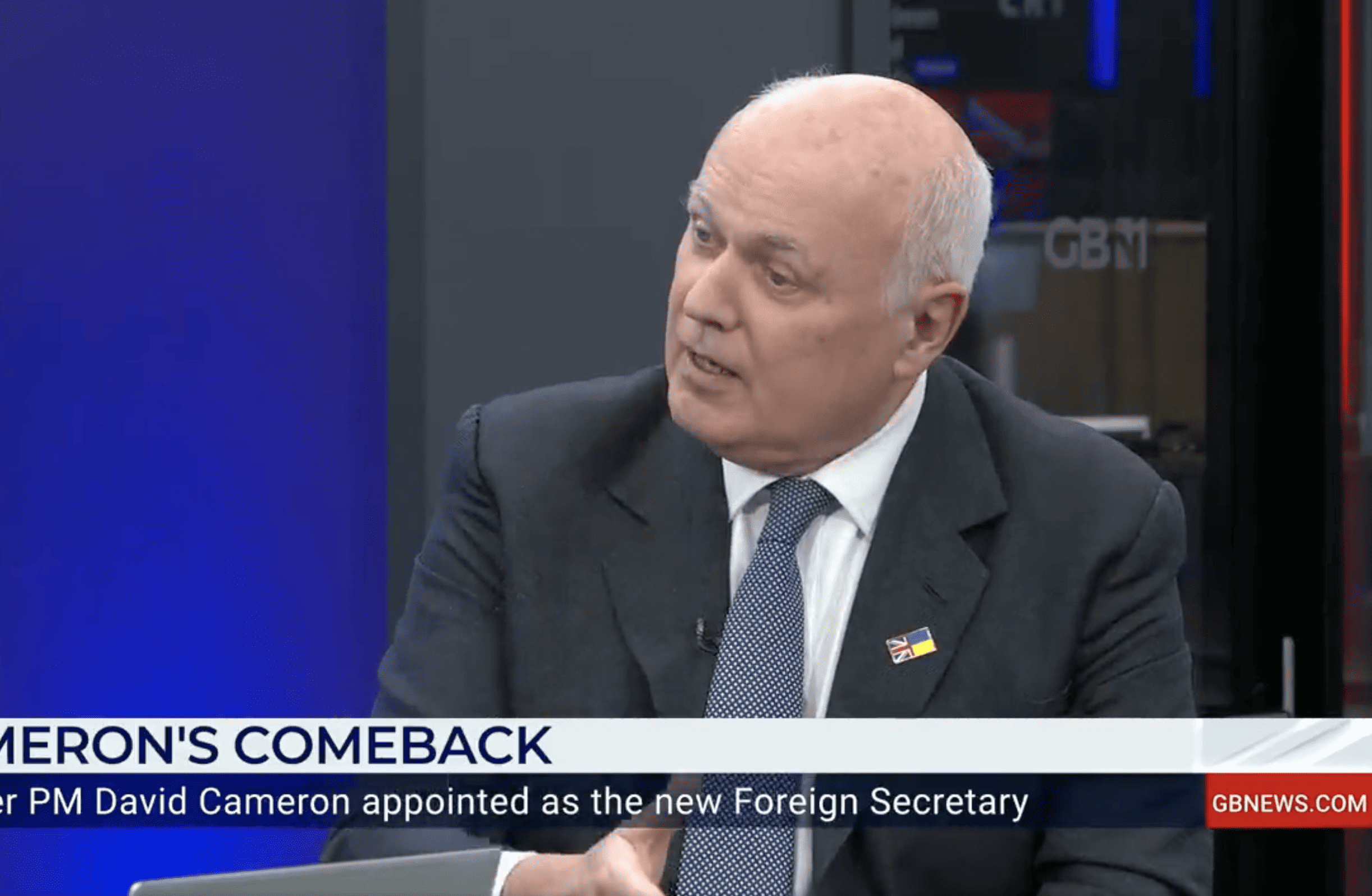 Iain Duncan Smith reacts as he’s asked why he’s not good enough to be foreign secretary