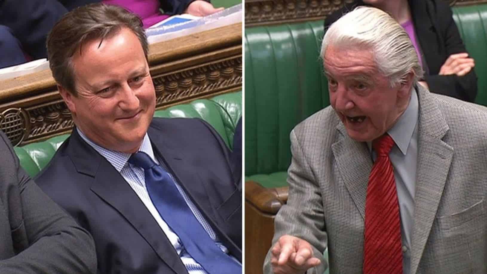 Classic: Dennis Skinner thrown out of the Commons after calling Cameron ‘Dodgy Dave’