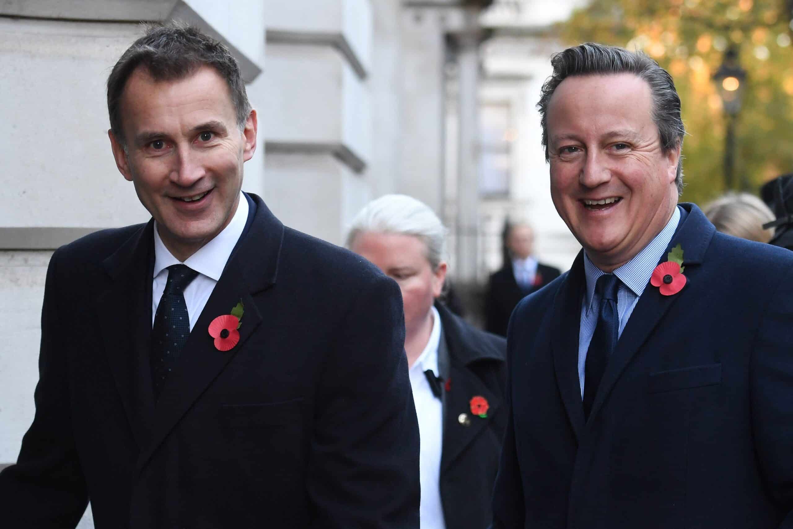 Men hold all four great offices of state for first time since Tories elected