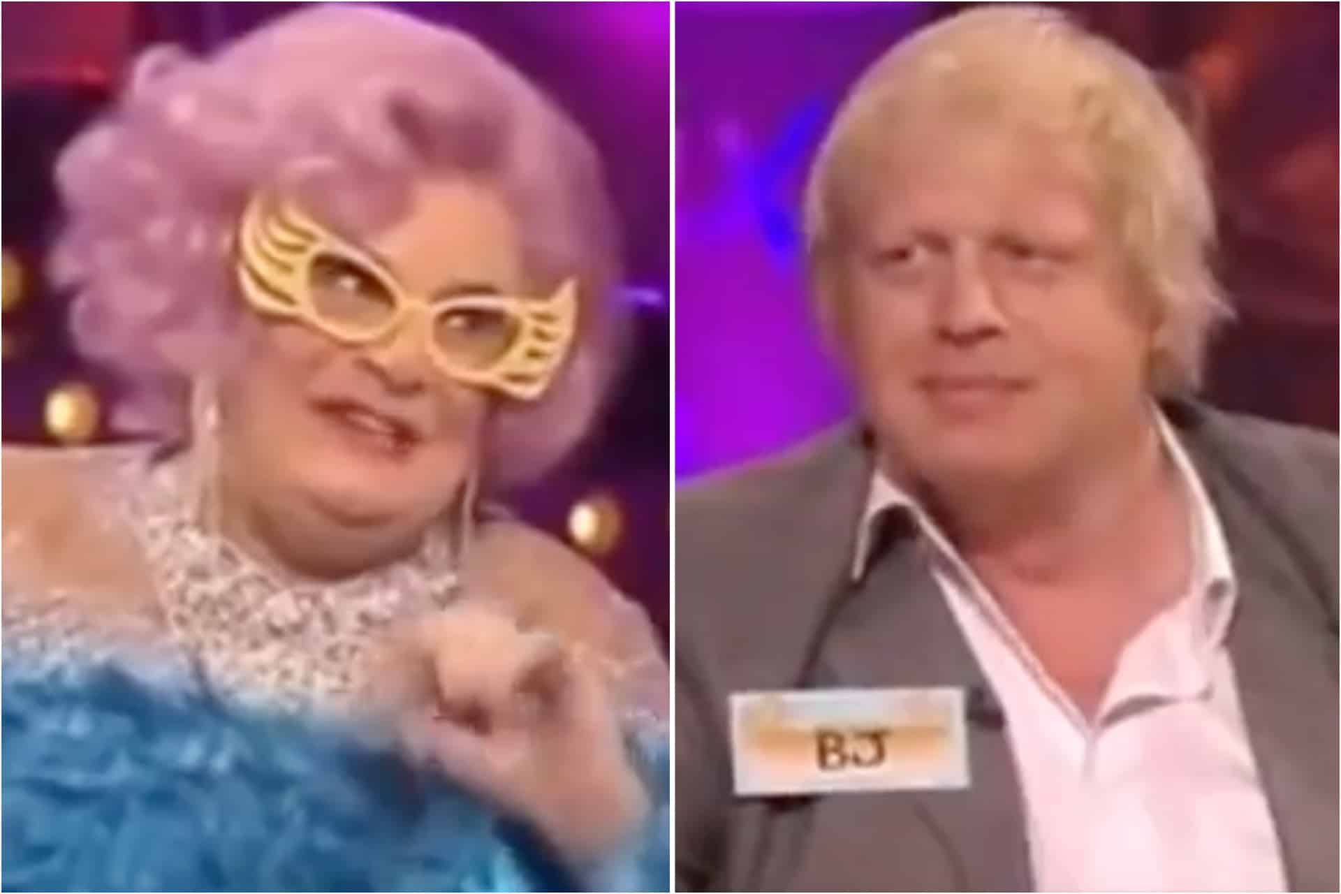 Resurfaced Dame Edna clip shows comedian had Boris Johnson sussed years ago