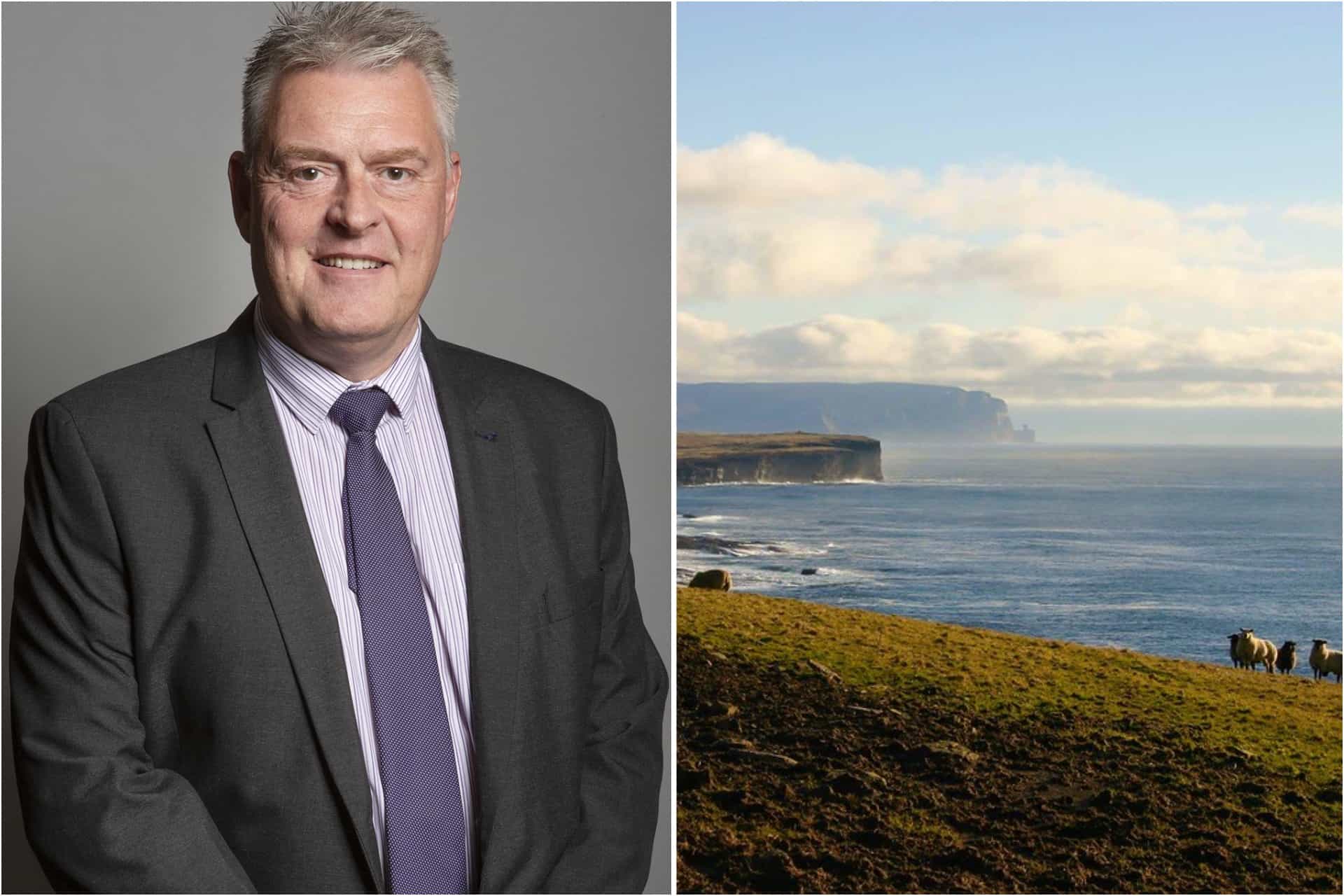 Offers to fund a one-way ticket to Orkney for Lee Anderson flood in following Brexit pledge