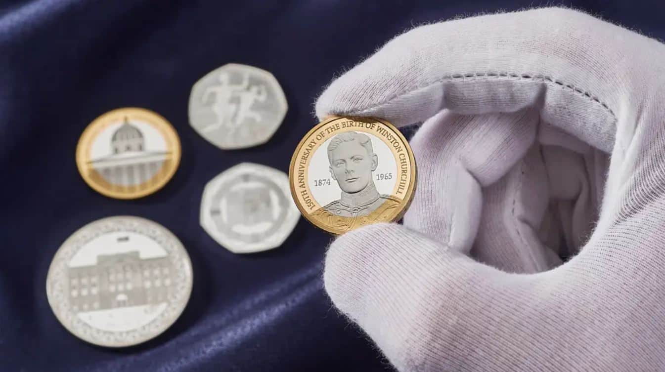 Sir Winston Churchill and Buckingham Palace celebrated on new coins for 2024